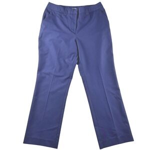 Worthington Straight Leg Navy Blue Dress Pants Women's Size 14